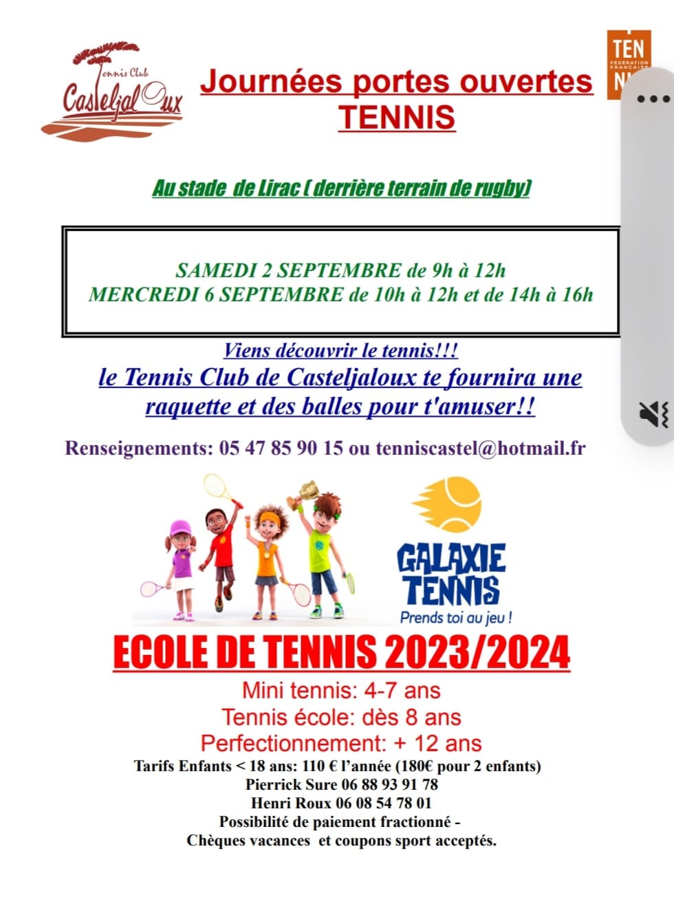Tennis Club Casteljaloux Image
